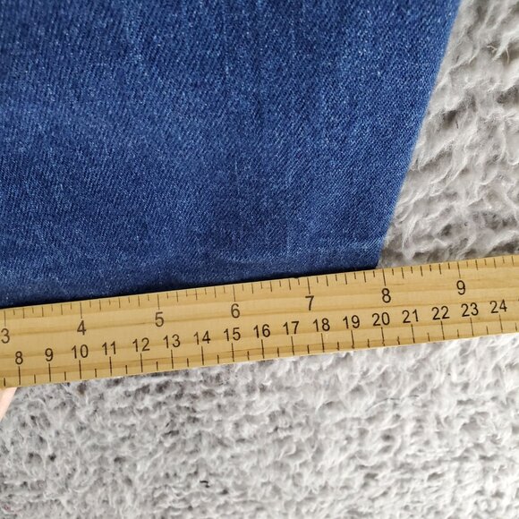 Old Navy Jeans Womens 6 Petite Blue O.G. Loose Stretch Denim - Picture 7 of 9